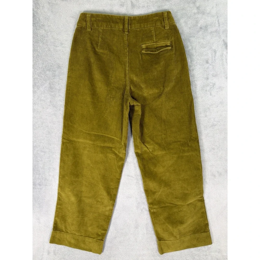 Old Navy Pants Womens 0 Brown Corduroy‎ High Rise Wide Leg Trousers